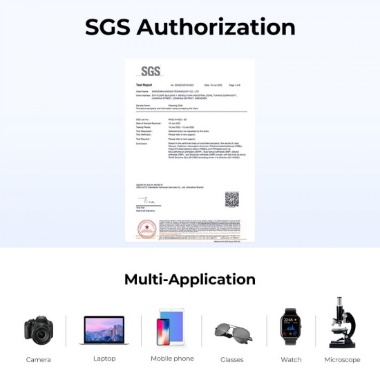 K&F Concept 10 pack Dust-free Cleaning Cloths